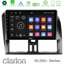 Clarion GL300 Series 4Core Android11 2+32GB Volvo XC60 2009-2012 Navigation Multimedia Tablet 9" Με Carplay & Android Auto Clarion GL300 Series 4Core Android11 2+32GB Volvo XC60 2009-2012 Navigation Multimedia Tablet 9" Με Carplay & Android Auto