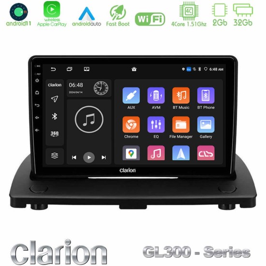 Clarion GL300 Series 4Core Android11 2+32GB Volvo XC90 2006-2014 Navigation Multimedia Tablet 9" Με Carplay & Android Auto Clarion GL300 Series 4Core Android11 2+32GB Volvo XC90 2006-2014 Navigation Multimedia Tablet 9" Με Carplay & Android Auto