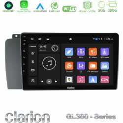 Clarion GL300 Series 4Core Android11 2+32GB Volvo S60 2004-2009 Navigation Multimedia Tablet 9" Με Carplay & Android Auto Clarion GL300 Series 4Core Android11 2+32GB Volvo S60 2004-2009 Navigation Multimedia Tablet 9" Με Carplay & Android Auto