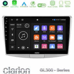 Clarion GL300 Series 4Core Android11 2+32GB VW Passat Navigation Multimedia Tablet 10" Με Carplay & Android Auto Clarion GL300 Series 4Core Android11 2+32GB VW Passat Navigation Multimedia Tablet 10" Με Carplay & Android Auto
