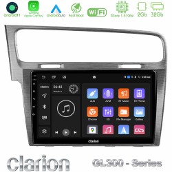 Clarion GL300 Series 4Core Android11 2+32GB VW GOLF 7 Navigation Multimedia Tablet 10" Με Carplay & Android Auto Clarion GL300 Series 4Core Android11 2+32GB VW GOLF 7 Navigation Multimedia Tablet 10" Με Carplay & Android Auto