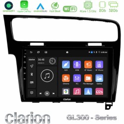 Clarion GL300 Series 4Core Android11 2+32GB VW GOLF 7 Navigation Multimedia Tablet 10" Με Carplay & Android Auto Clarion GL300 Series 4Core Android11 2+32GB VW GOLF 7 Navigation Multimedia Tablet 10" Με Carplay & Android Auto