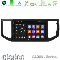 Clarion GL300 Series 4Core Android11 2+32GB VW Amarok 2017-2022 Navigation Multimedia Tablet 9" Με Carplay & Android Auto Clarion GL300 Series 4Core Android11 2+32GB VW Amarok 2017-2022 Navigation Multimedia Tablet 9" Με Carplay & Android Auto