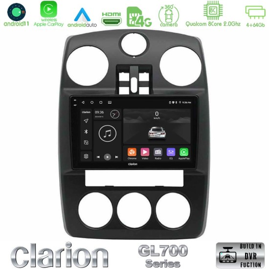 Clarion GL700 Series Chrysler PT-Cruiser 2000-2005 8Core Android13 4+64GB Navigation Multimedia Tablet 9" Με Carplay & Android Auto Με Carplay & Android Auto