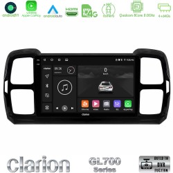 Clarion GL700 Series Citroen DS5 Aircross 2017-2021 8Core Android13 4+64GB Navigation Multimedia Tablet 9" Με Carplay & Android Auto Με Carplay & Android Auto