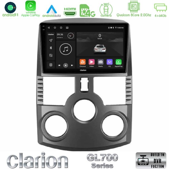 Clarion GL700 Series 8Core Android13 4+64GB Daihatsu Terios Navigation Multimedia Tablet 9" Με Carplay & Android Auto