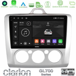 Clarion GL700 Series 8Core Android13 4+64GB Ford Focus Manual AC Navigation Multimedia Tablet 9" Με Carplay & Android Auto Clarion GL700 Series 8Core Android13 4+64GB Ford Focus Manual AC Navigation Multimedia Tablet 9" Με Carplay & Android Auto