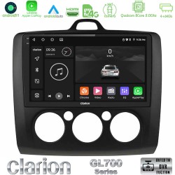 Clarion GL700 Series 8Core Android13 4+64GB Ford Focus Manual AC Navigation Multimedia Tablet 9" (Μαύρο Χρώμα) Με Carplay & Android Auto Clarion GL700 Series 8Core Android13 4+64GB Ford Focus Manual AC Navigation Multimedia Tablet 9" (Μαύρο Χρώμα) Με Carplay & Android Auto