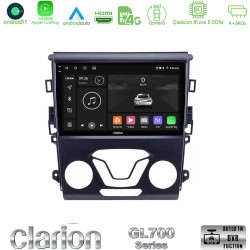 Clarion GL700 Series 8Core Android13 4+64GB Ford Mondeo 2014-2017 Navigation Multimedia Tablet 9" Με Carplay & Android Auto Clarion GL700 Series 8Core Android13 4+64GB Ford Mondeo 2014-2017 Navigation Multimedia Tablet 9" Με Carplay & Android Auto