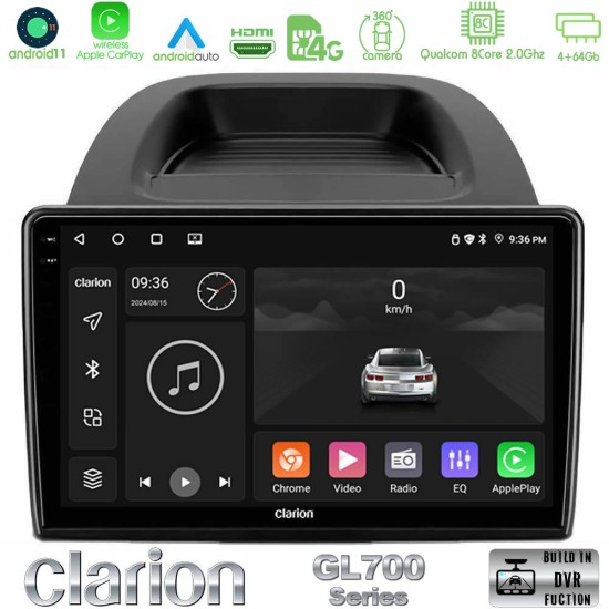 Clarion GL700 Series 8Core Android13 4+64GB Ford Ecosport 2018-2020 Navigation Multimedia Tablet 10" Με Carplay & Android Auto Clarion GL700 Series 8Core Android13 4+64GB Ford Ecosport 2018-2020 Navigation Multimedia Tablet 10" Με Carplay & Android Auto