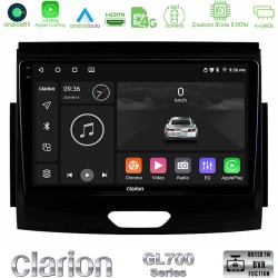 Clarion GL700 Series 8Core Android13 4+64GB Ford Ranger 2017-2022 Navigation Multimedia Tablet 9" Με Carplay & Android Auto Clarion GL700 Series 8Core Android13 4+64GB Ford Ranger 2017-2022 Navigation Multimedia Tablet 9" Με Carplay & Android Auto