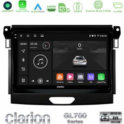 Clarion GL700 Series 8Core Android13 4+64GB Ford Ranger 2017-2022 Navigation Multimedia Tablet 9" Με Carplay & Android Auto Clarion GL700 Series 8Core Android13 4+64GB Ford Ranger 2017-2022 Navigation Multimedia Tablet 9" Με Carplay & Android Auto