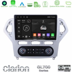 Clarion GL700 Series 8Core Android13 4+64GB Ford Mondeo 2007-2011 (Auto A/C) Navigation Multimedia Tablet 10" Με Carplay & Android Auto