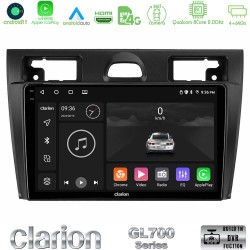 Clarion GL700 Series 8Core Android13 4+64GB Ford Fiesta/Fusion Navigation Multimedia Tablet 9" Με Carplay & Android Auto Clarion GL700 Series 8Core Android13 4+64GB Ford Fiesta/Fusion Navigation Multimedia Tablet 9" Με Carplay & Android Auto