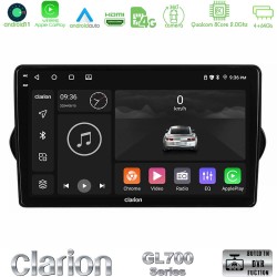Clarion GL700 Series 8Core Android13 4+64GB Fiat Tipo 2015-2022 Navigation Multimedia Tablet 9" Με Carplay & Android Auto Clarion GL700 Series 8Core Android13 4+64GB Fiat Tipo 2015-2022 Navigation Multimedia Tablet 9" Με Carplay & Android Auto