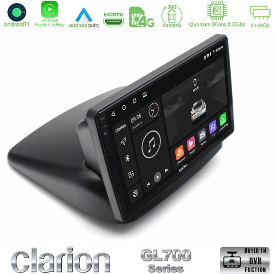 Clarion GL700 Series 8Core Android13 4+64GB Fiat Doblo 2002-2009 Navigation Multimedia Tablet 10" Με Carplay & Android Auto Clarion GL700 Series 8Core Android13 4+64GB Fiat Doblo 2002-2009 Navigation Multimedia Tablet 10" Με Carplay & Android Auto