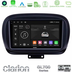 Clarion GL700 Series 8Core Android13 4+64GB Fiat 500X Navigation Multimedia Tablet 9" Με Carplay & Android Auto Clarion GL700 Series 8Core Android13 4+64GB Fiat 500X Navigation Multimedia Tablet 9" Με Carplay & Android Auto