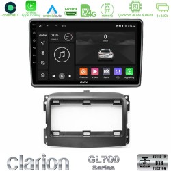 Clarion GL700 Series 8Core Android13 4+64GB Fiat 500L Navigation Multimedia Tablet 10" Με Carplay & Android Auto Clarion GL700 Series 8Core Android13 4+64GB Fiat 500L Navigation Multimedia Tablet 10" Με Carplay & Android Auto