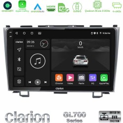 Clarion GL700 Series 8Core Android13 4+64GB Honda CRV Navigation Multimedia Tablet 9" Με Carplay & Android Auto Clarion GL700 Series 8Core Android13 4+64GB Honda CRV Navigation Multimedia Tablet 9" Με Carplay & Android Auto