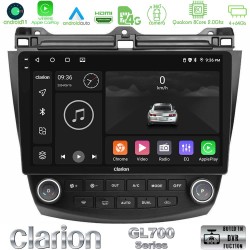 Clarion GL700 Series 8Core Android13 4+64GB Honda Accord 2002-2008 Navigation Multimedia Tablet 10" Με Carplay & Android Auto Clarion GL700 Series 8Core Android13 4+64GB Honda Accord 2002-2008 Navigation Multimedia Tablet 10" Με Carplay & Android Auto