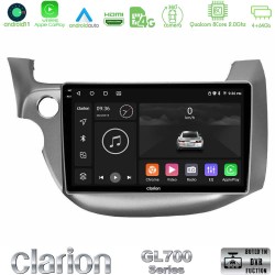 Clarion GL700 Series 8Core Android13 4+64GB Honda Jazz 2009-2013 Navigation Multimedia Tablet 10" Με Carplay & Android Auto Clarion GL700 Series 8Core Android13 4+64GB Honda Jazz 2009-2013 Navigation Multimedia Tablet 10" Με Carplay & Android Auto