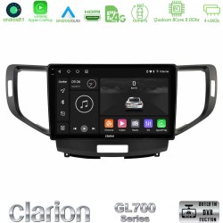Clarion GL700 Series 8Core Android13 4+64GB Honda Accord 2008-2015 Navigation Multimedia Tablet 9" Με Carplay & Android Auto Clarion GL700 Series 8Core Android13 4+64GB Honda Accord 2008-2015 Navigation Multimedia Tablet 9" Με Carplay & Android Auto