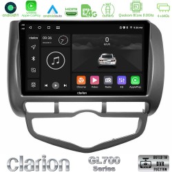 Clarion GL700 Series 8Core Android13 4+64GB Honda Jazz 2002-2008 (Auto A/C) Navigation Multimedia Tablet 9" Με Carplay & Android Auto Clarion GL700 Series 8Core Android13 4+64GB Honda Jazz 2002-2008 (Auto A/C) Navigation Multimedia Tablet 9" Με Carplay & Android Auto