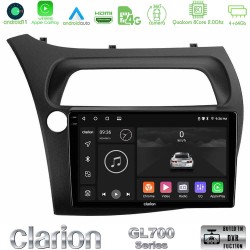 Clarion GL700 Series 8Core Android13 4+64GB Honda CiviC Hatchback 2006-2011 Navigation Multimedia Tablet 9" Με Carplay & Android Auto Clarion GL700 Series 8Core Android13 4+64GB Honda CiviC Hatchback 2006-2011 Navigation Multimedia Tablet 9" Με Carplay & Android Auto
