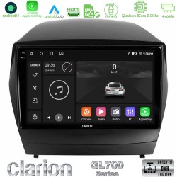 Clarion GL700 Series 8Core Android13 4+64GB Hyundai IX35 Auto A/C Navigation Multimedia Tablet 9" Με Carplay & Android Auto Clarion GL700 Series 8Core Android13 4+64GB Hyundai IX35 Auto A/C Navigation Multimedia Tablet 9" Με Carplay & Android Auto