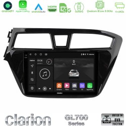 Clarion GL700 Series 8Core Android13 4+64GB Hyundai i20 2014-2018 Navigation Multimedia Tablet 9" Με Carplay & Android Auto Clarion GL700 Series 8Core Android13 4+64GB Hyundai i20 2014-2018 Navigation Multimedia Tablet 9" Με Carplay & Android Auto