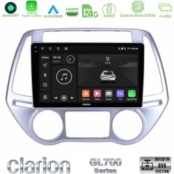Clarion GL700 Series 8Core Android13 4+64GB Hyundai i20 2012-2014 Navigation Multimedia Tablet 9" Με Carplay & Android Auto Clarion GL700 Series 8Core Android13 4+64GB Hyundai i20 2012-2014 Navigation Multimedia Tablet 9" Με Carplay & Android Auto