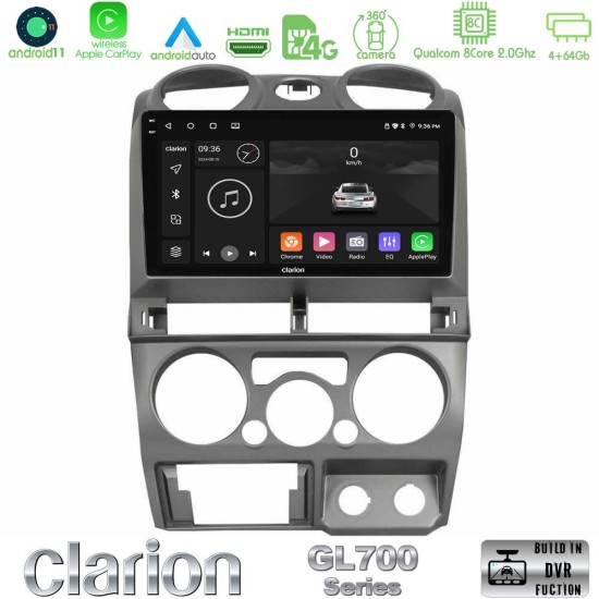 Clarion GL700 Series 8Core Android13 4+64GB Isuzu D-Max 2007-2011 Navigation Multimedia Tablet 9" Με Carplay & Android Auto