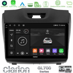 Clarion GL700 Series 8Core Android13 4+64GB Isuzu D-MAX 2012-2019 Navigation Multimedia Tablet 9" Με Carplay & Android Auto