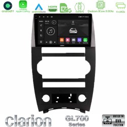 Clarion GL700 Series 8Core Android13 4+64GB Jeep Commander 2007-2008 Navigation Multimedia Tablet 9" Με Carplay & Android Auto