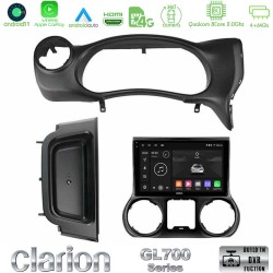 Clarion GL700 Series 8Core Android13 4+64GB Jeep Wrangler 2014-2017 Navigation Multimedia Tablet 10" Με Carplay & Android Auto