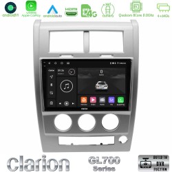 Clarion GL700 Series 8Core Android13 4+64GB Jeep Cherokee (KK) 2008-2012 Navigation Multimedia Tablet 10" Με Carplay & Android Auto