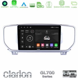 Clarion GL700 Series 8Core Android13 4+64GB Kia Sportage 2016-2018 Navigation Multimedia Tablet 9" Με Carplay & Android Auto