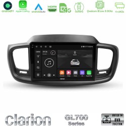 Clarion GL700 Series 8Core Android13 4+64GB Kia Sorento 2018-2021 Navigation Multimedia Tablet 9" Με Carplay & Android Auto Clarion GL700 Series 8Core Android13 4+64GB Kia Sorento 2018-2021 Navigation Multimedia Tablet 9" Με Carplay & Android Auto
