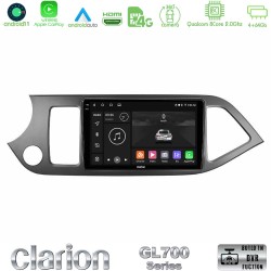 Clarion GL700 Series 8Core Android13 4+64GB Kia Picanto Navigation Multimedia Tablet 9" Με Carplay & Android Auto
