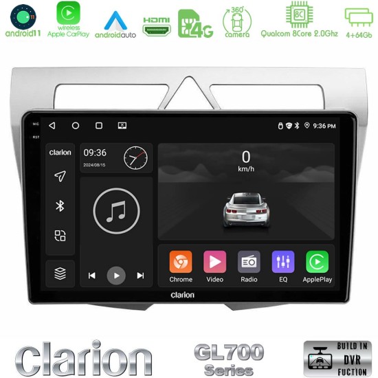 Clarion GL700 Series 8Core Android13 4+64GB Kia Picanto Navigation Multimedia Tablet 9" Με Carplay & Android Auto