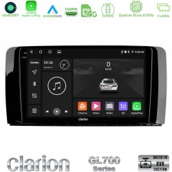 Clarion GL700 Series 8Core Android13 4+64GB Mercedes R Class Navigation Multimedia Tablet 9" Με Carplay & Android Auto Clarion GL700 Series 8Core Android13 4+64GB Mercedes R Class Navigation Multimedia Tablet 9" Με Carplay & Android Auto