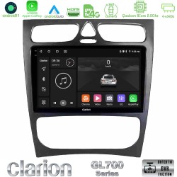 Clarion GL700 Series 8Core Android13 4+64GB Mercedes C Class (W203) Navigation Multimedia Tablet 9" Με Carplay & Android Auto Clarion GL700 Series 8Core Android13 4+64GB Mercedes C Class (W203) Navigation Multimedia Tablet 9" Με Carplay & Android Auto