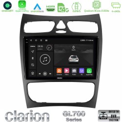 Clarion GL700 Series 8Core Android13 4+64GB Mercedes CLK Class W209 2000-2004 Navigation Multimedia Tablet 9" Με Carplay & Android Auto Clarion GL700 Series 8Core Android13 4+64GB Mercedes CLK Class W209 2000-2004 Navigation Multimedia Tablet 9" Με Carplay & Android Auto