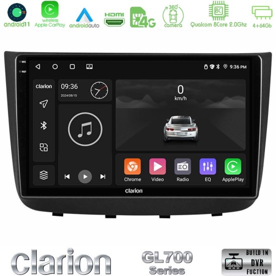 Clarion GL700 Series Mercedes Vito/Viano 2003-2006 8Core Android13 4+64GB Navigation Multimedia Tablet 10" Με Carplay & Android Auto Clarion GL700 Series Mercedes Vito/Viano 2003-2006 8Core Android13 4+64GB Navigation Multimedia Tablet 10" Με Carplay & Android Auto