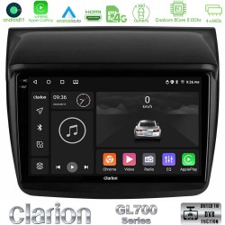 Clarion GL700 Series 8Core Android13 4+64GB Mitsubishi L200 Navigation Multimedia Tablet 9" Με Carplay & Android Auto Clarion GL700 Series 8Core Android13 4+64GB Mitsubishi L200 Navigation Multimedia Tablet 9" Με Carplay & Android Auto
