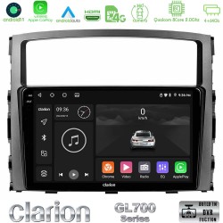 Clarion GL700 Series 8Core Android13 4+64GB Mitsubishi Pajero 2008-2009 Navigation Multimedia Tablet 9" Με Carplay & Android Auto Clarion GL700 Series 8Core Android13 4+64GB Mitsubishi Pajero 2008-2009 Navigation Multimedia Tablet 9" Με Carplay & Android Auto