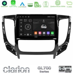 Clarion GL700 Series 8Core Android13 4+64GB Mitsubishi L200 2016-> & Fiat Fullback (Auto A/C) Navigation Multimedia Tablet 9" Με Carplay & Android Auto Clarion GL700 Series 8Core Android13 4+64GB Mitsubishi L200 2016-> & Fiat Fullback (Auto A/C) Navigation Multimedia Tablet 9" Με Carplay & Android Auto