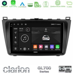 Clarion GL700 Series 8Core Android13 4+64GB Mazda 6 2008-2012 Navigation Multimedia Tablet 9" Με Carplay & Android Auto Clarion GL700 Series 8Core Android13 4+64GB Mazda 6 2008-2012 Navigation Multimedia Tablet 9" Με Carplay & Android Auto