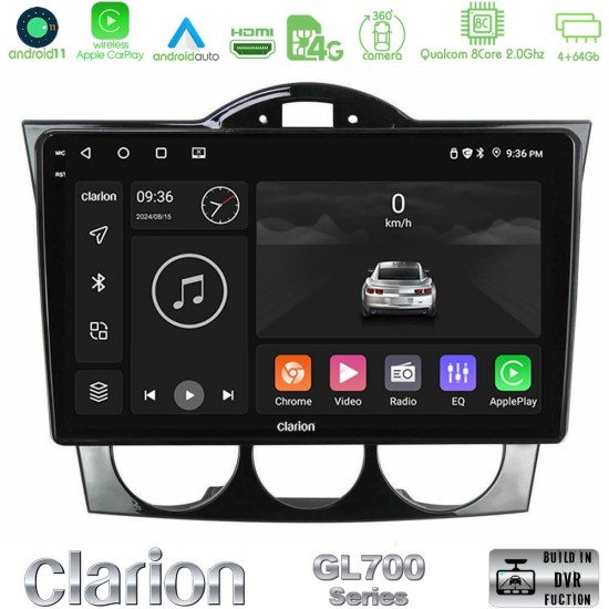 Clarion GL700 Series 8Core Android13 4+64GB Mazda RX8 2003-2008 Navigation Multimedia Tablet 9" Με Carplay & Android Auto