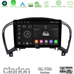 Clarion GL700 Series 8Core Android13 4+64GB Nissan Juke Navigation Multimedia Tablet 9" Με Carplay & Android Auto Clarion GL700 Series 8Core Android13 4+64GB Nissan Juke Navigation Multimedia Tablet 9" Με Carplay & Android Auto